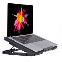 Portable Laptop Cooler USB Fan Cooling Pad 2 Fans External Laptop Fan Cooler Notebook for Macbook Xiaomi Laptop Adjustable Stand laptop cooling pad notebook cooler stand fans laptop cooler with high quality