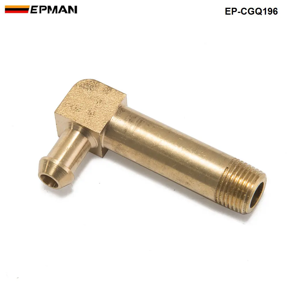 45mm Brass Boost Hose Barb to Male Thread Elbow Fitting For Garrett T2 T3 Turbo 1/8