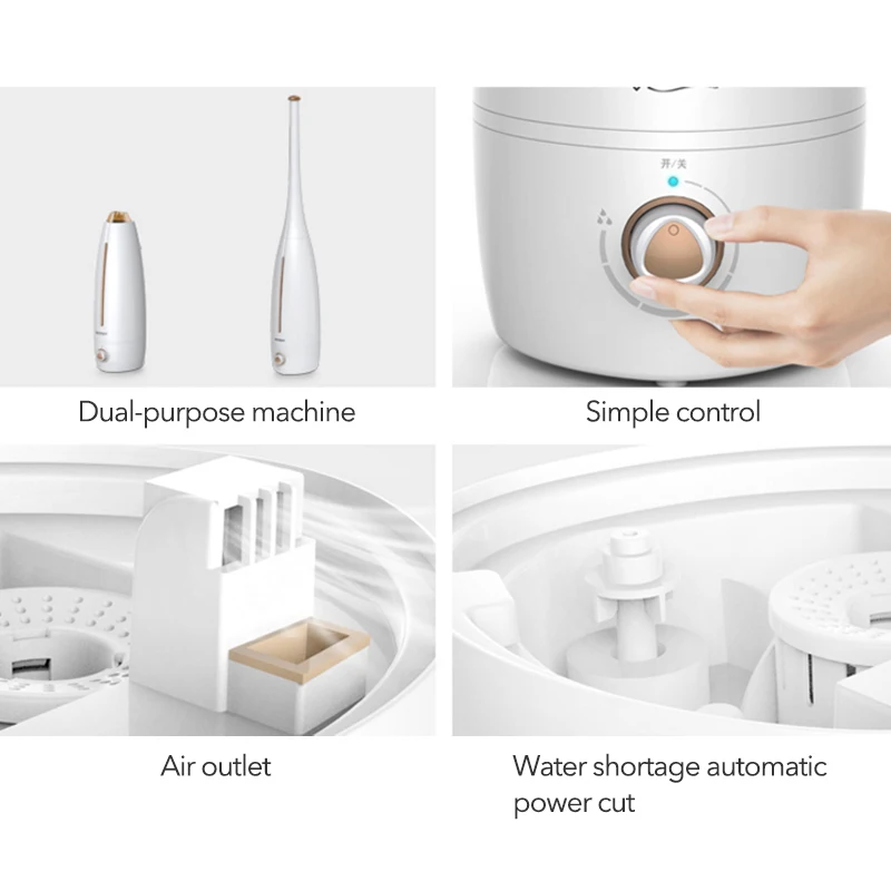 MeiLing ультразвуковой увлажнитель тумана Fogger Ani dry Utrasonic ароматерапия диффузор 5L