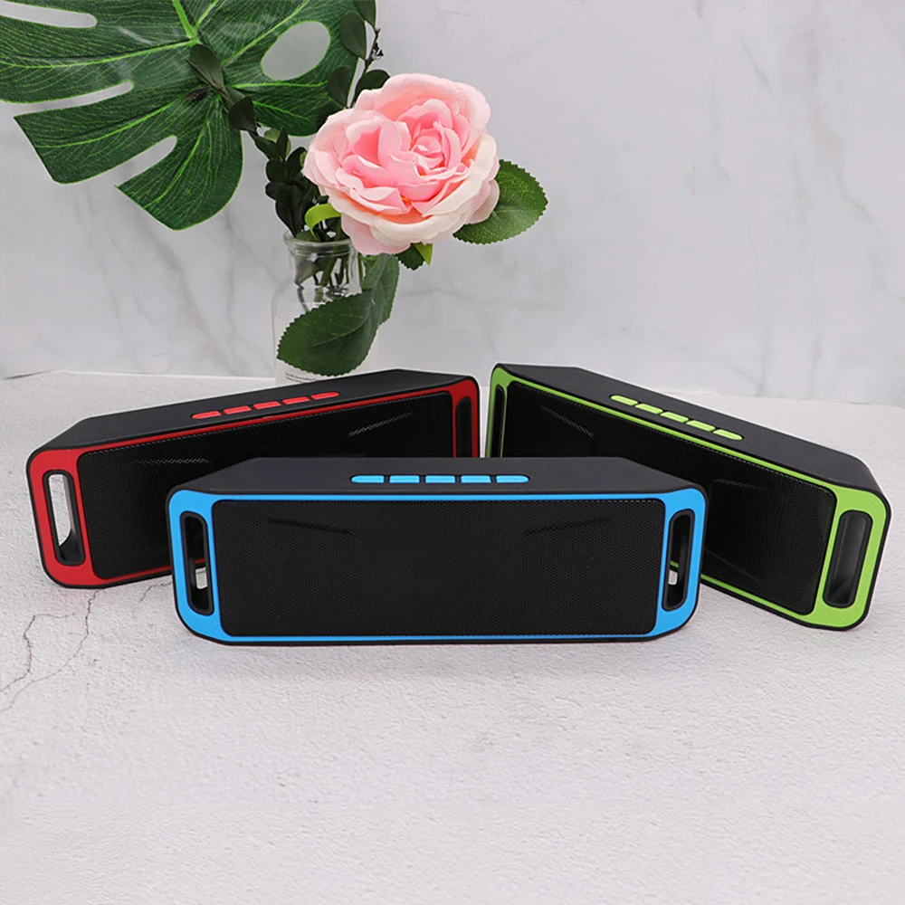 

New SC208 Wireless Bluetooth Speaker Computer Mini Dual Speaker Portable Small Stereo Car Subwoofer Support Bluetooth Dropship