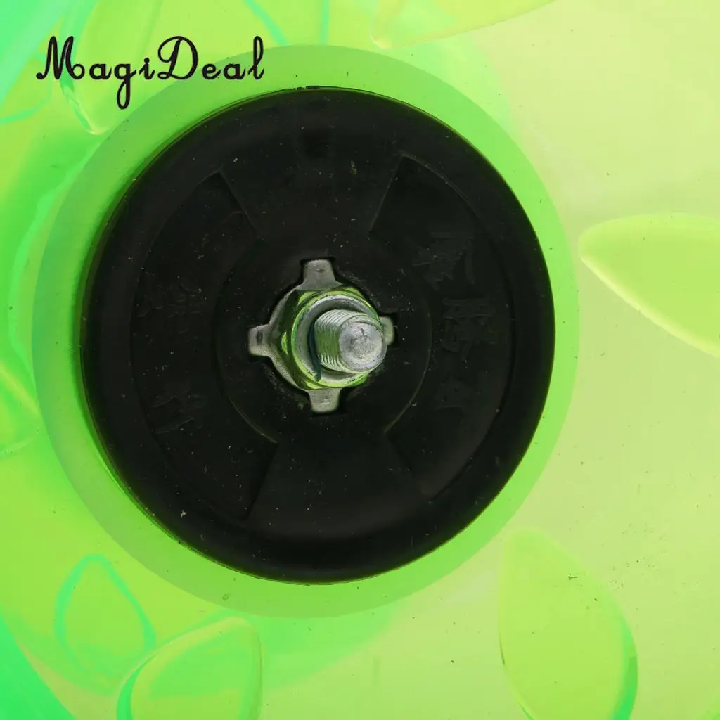 MagiDeal Triple Bearing Juggling Diabolo Toys with Sticks & String 13cm Diameter for Professionals Beginners Kids Adults 4Colors