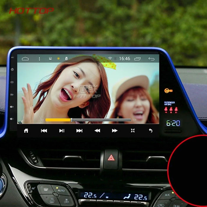 Автомобильная навигация GPS Android для Toyota C HR аудио видео HD сенсорный экран стерео