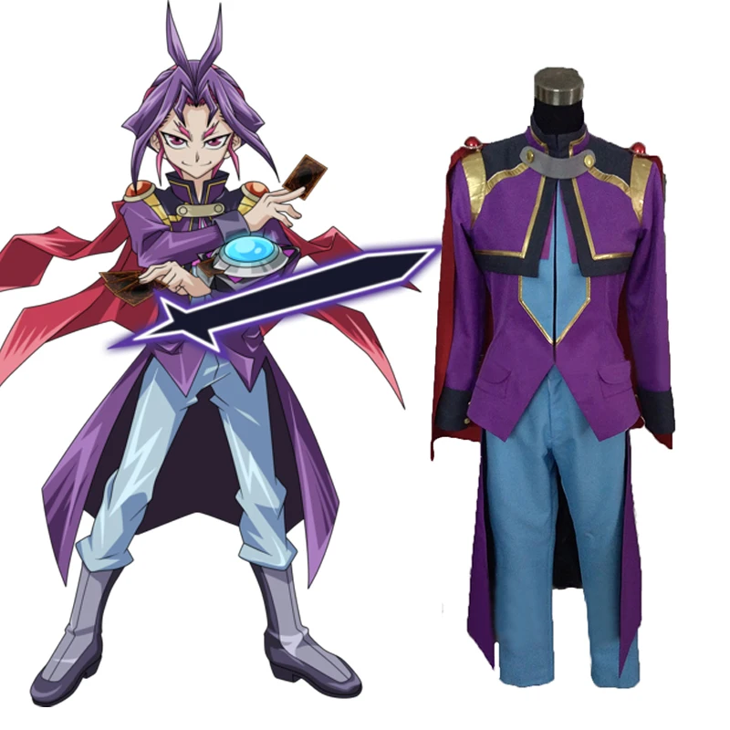Ю-Ги-ой! ARC-V темное отражение Duel Academy Yuri Joeri наряд Аниме Косплей Костюм C018