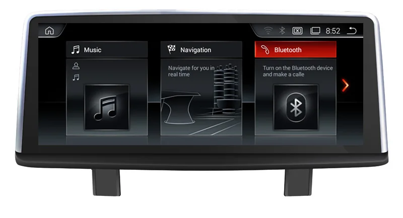 Cheap 2018 New 3 Series 4 Series Original EVO system Android GPS Stereo Audio Video Player With GPS Audio Radio iDrive Steering wheel 0