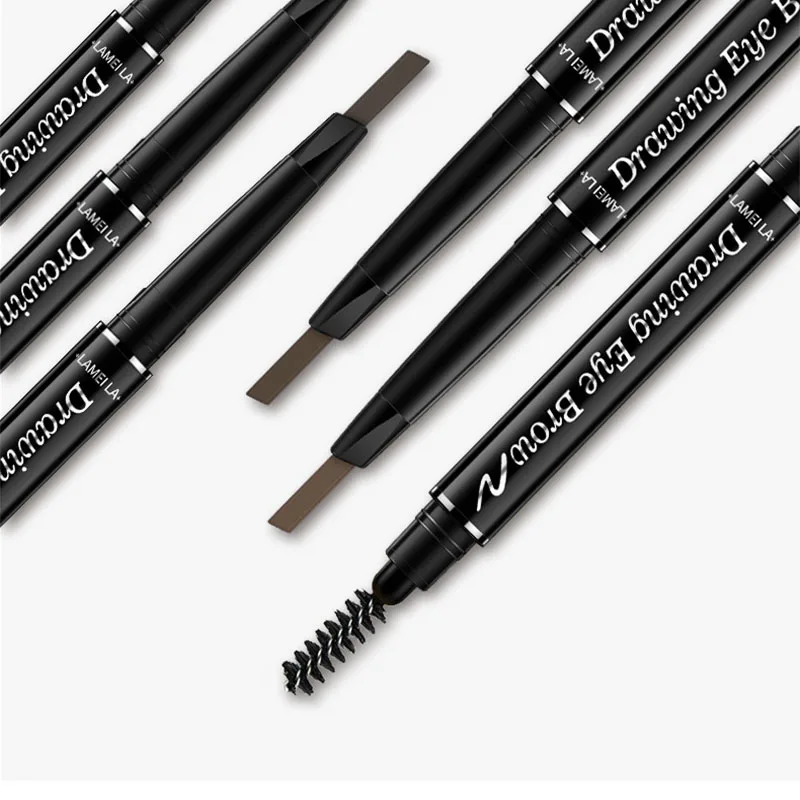 LAMEILA 6 цветов корейский коричневый карандаш для бровей Microblading кофейные черные