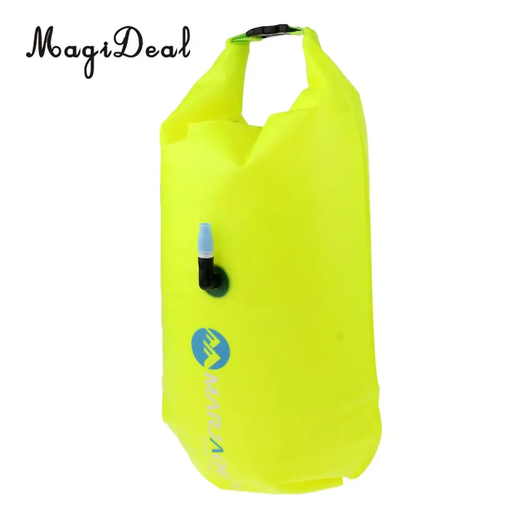 MagiDeal Roll Top Dry Bag Swimming Tow Float Safety Flotation Device For Open Water Swimmers and Triathletes Pool Accessories