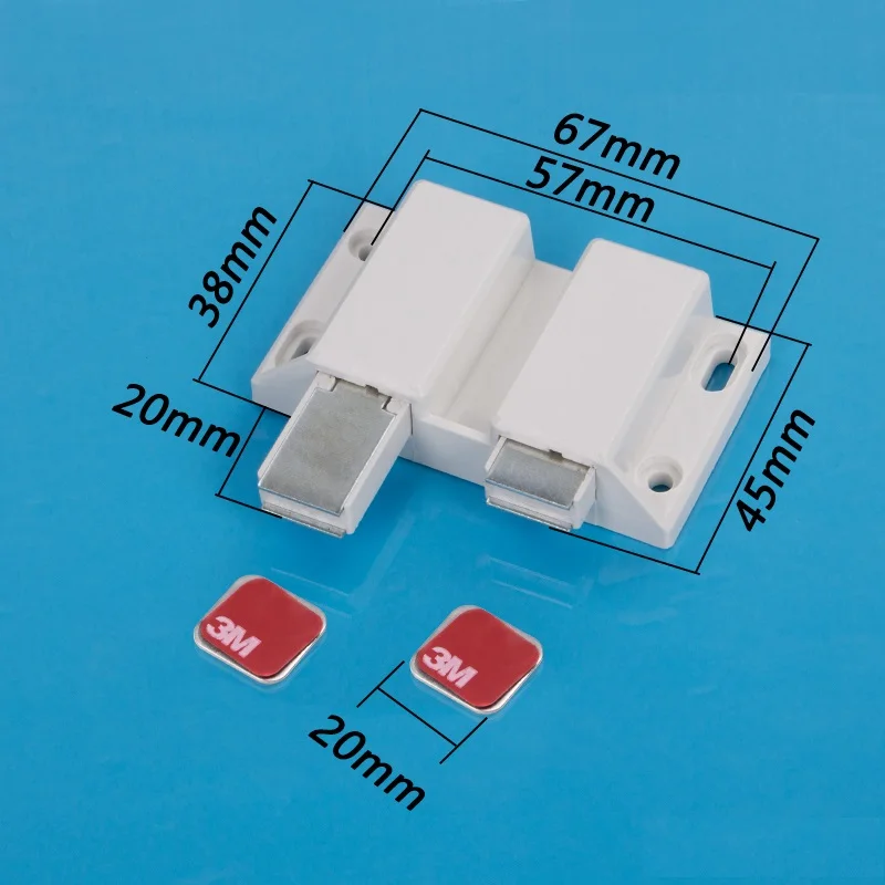 10 шт. шкаф ящик комод нажимной Магнитная дверная защёлка, шпингалет магнит двойной