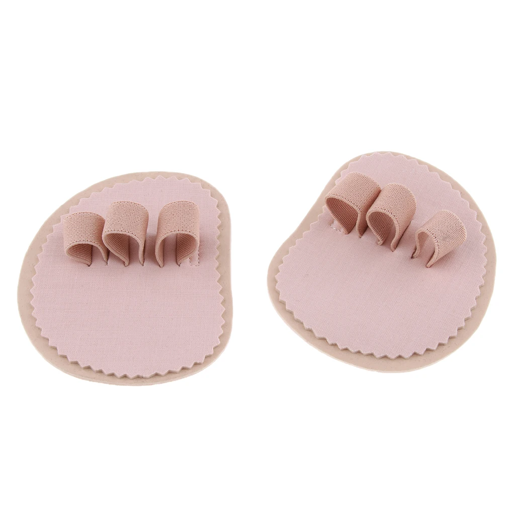 

1 Pair Left Right Triple Toe Straightener Separators Correctors For Overlapping Toe Crooked Hammer Toes