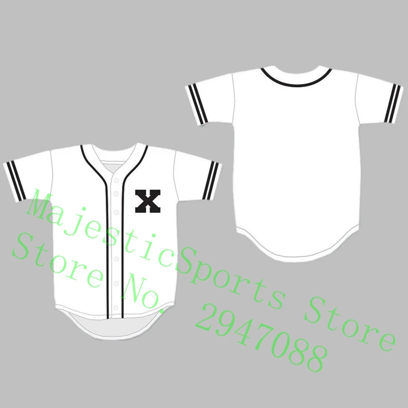 Malcolm X Baseball Jersey White Gray Black A Different World SIZE M-3XL Best Quality