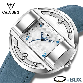 

CADISEN Man Watch Military Luxury Square Sports Quartz Watch Casual Fashion Wristwatch Waterproof Watches Man Relogios Masculino