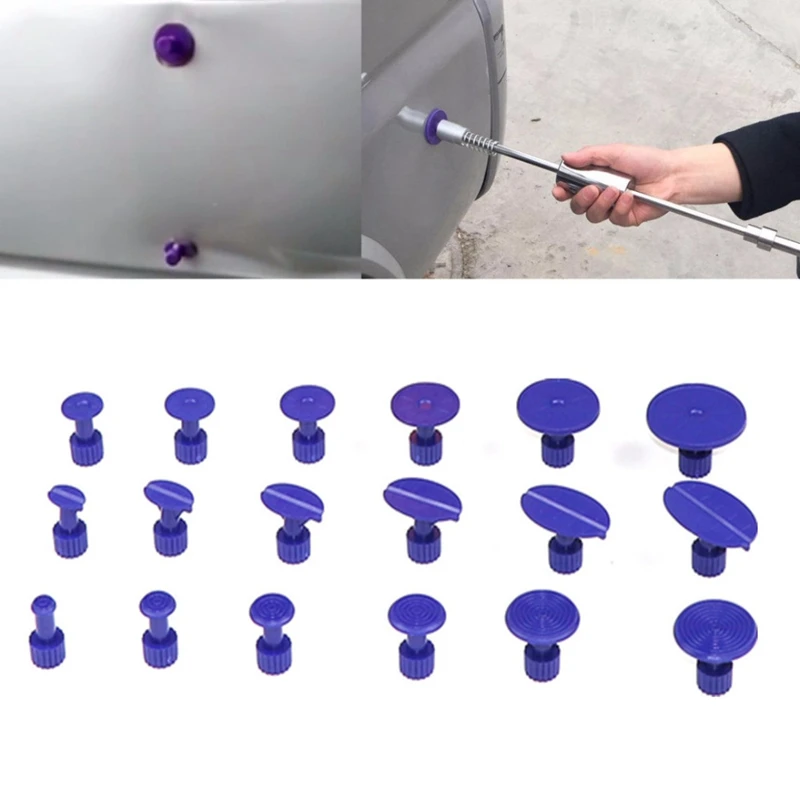 Новые инструменты для удаления вмятин с рукояткой Pro Slide Hammer Dent Устранитель вмятин молоток с 5 шт. вкладка вниз ручка 18 Съемник вкладки для