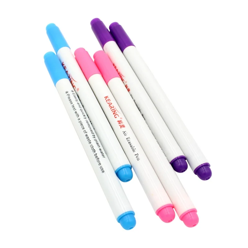 

4 pcs/Sets Sewing Accessories Patchwork Needlework Water Erasable Pens Fabric Markers Soluble Cross Stitch Chalk Tool Pencil A