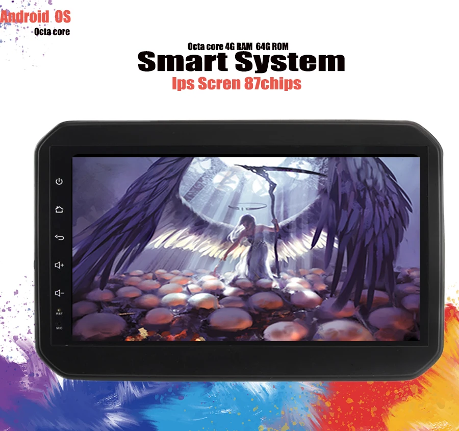 Автомагнитола 9 "с восьмиядерным процессором Android 10 0 мультимедийный dvd плеер