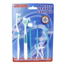 8 шт./компл. Уход за полостью рта электрическая зубная щетка комплект чистые зубы зеркало Палочки зубов, удалять пятна ластиком стало еще легче! средства для удаления зубного камня зубная нить гигиена полости рта набор инструментов