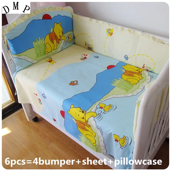 Promotion! 6pcs Baby bedding cribs for babies cot bumper kit bed around piece (bumpers+sheet+pillow cover) Promotion! 6pcs Baby bedding cribs for babies cot bumper kit bed around piece (bumpers+sheet+pillow cover)