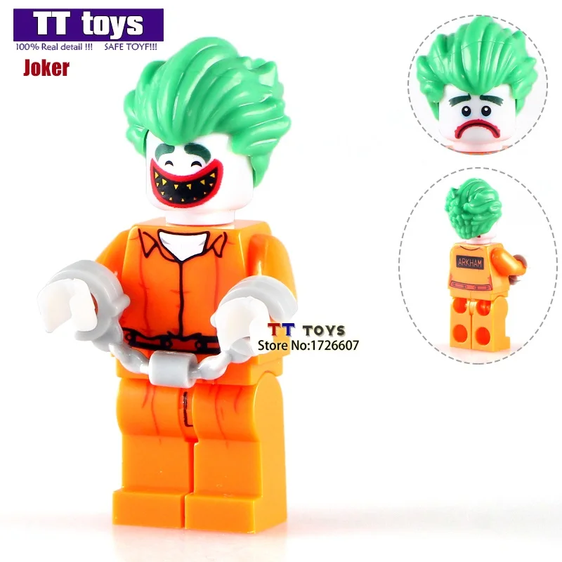 

Building Blocks XINH538 Joker Arkham Asylum Single Sale Super Heroes Two Face Bricks Gift Toys for Kids X0150