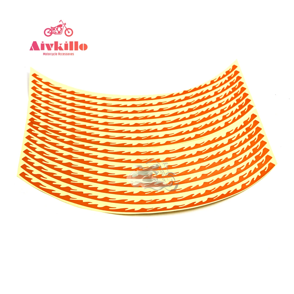 Car Motorcycle Wheel Rim Tape Stickers Vinyl Decals Fit For Honda Kawasaki Suzuki Yamaha Ducati BMW