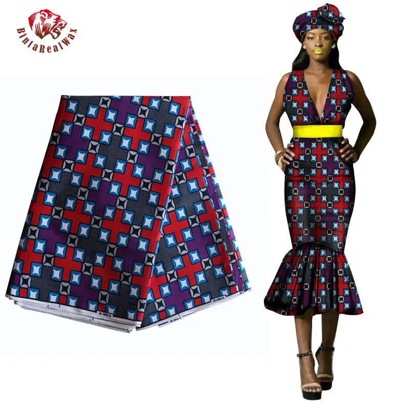 vestido tecido africano