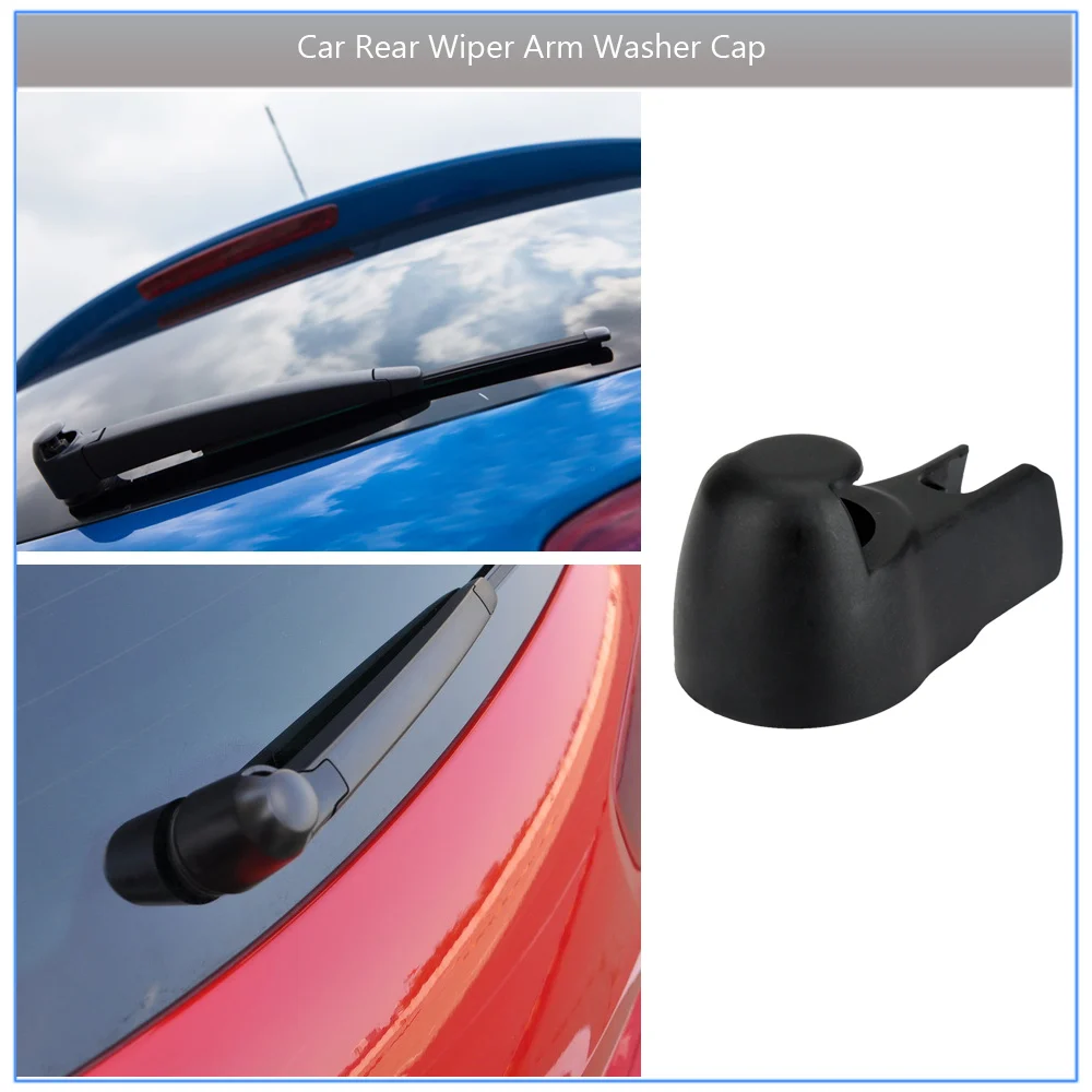 Professional Black Car Rear Wiper Arm Washer Cap Nut Cover for Seat