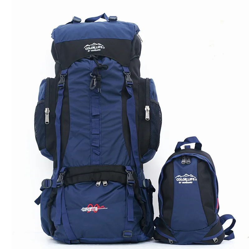 Two backpacks removable / family bags / Outdoor Bag 80L 90L Camping