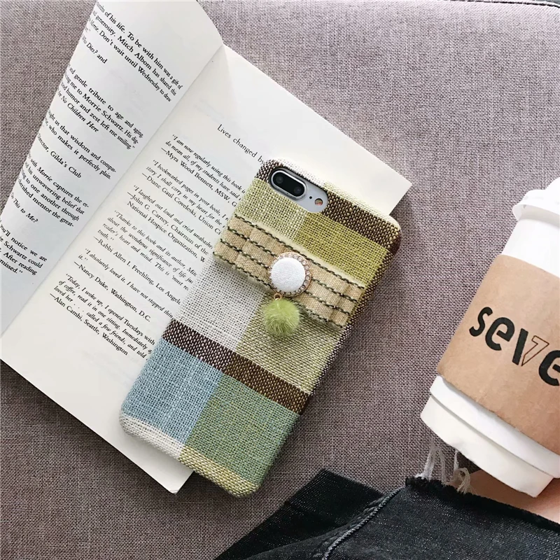 Cloth Fabric Stripe Phone Case (4)