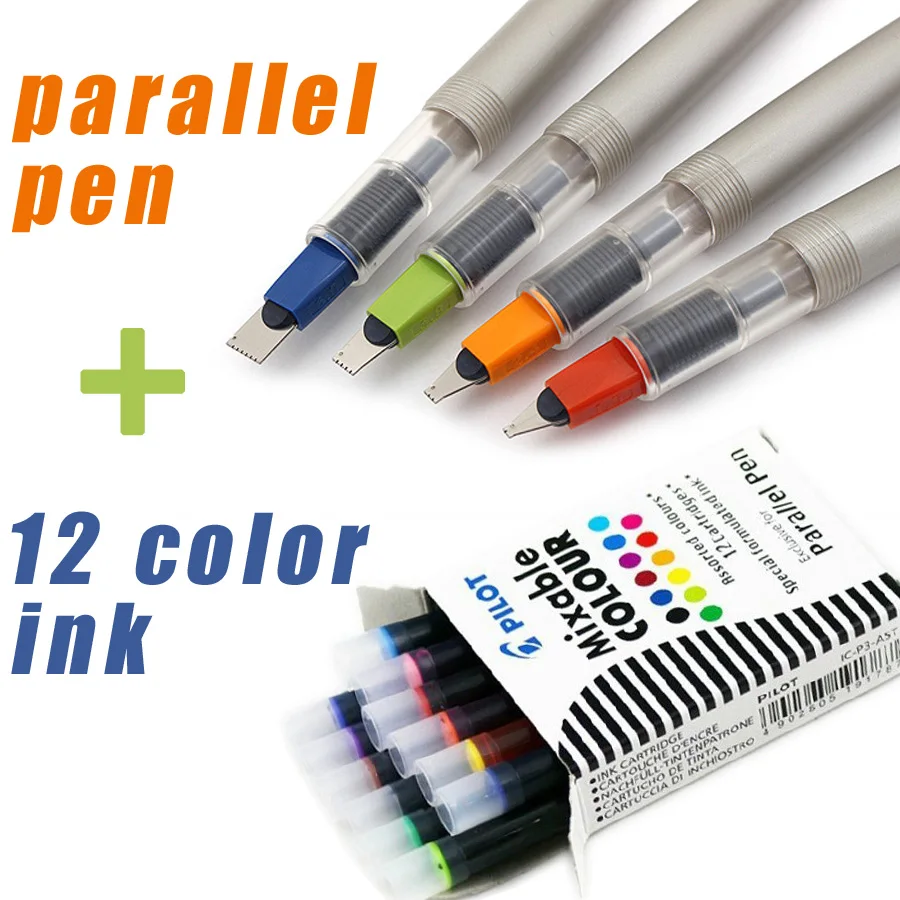 Wijden Rubber Verfijnen Pilot Parallel Calligraphy Pen Set | Pilot Fountain Pen Calligraphy - Pen  Art - Aliexpress