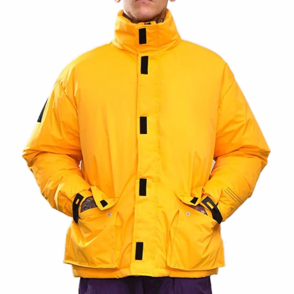 Men Winter Coat Warm Jacket Young Teenagers Zipper Coat Cool Sportswear