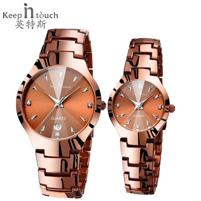 Keep in touch Lovers Watch Luminescent Calendar Couple Watches for Lovers Coffee Keep in touch Lovers Watch Luminescent Calendar Couple Watches for Lovers Coffee