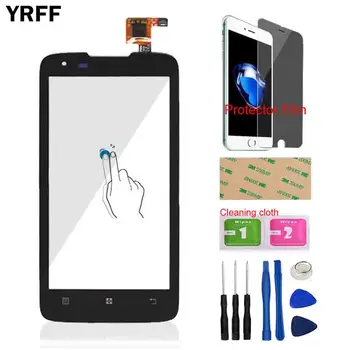 

YRFF 4.5'' For Lenovo S750 Mobile Phone Front Glass Touch Screen Touch Digitizer Panel Len Sensor Tools Protector Film Adhesive