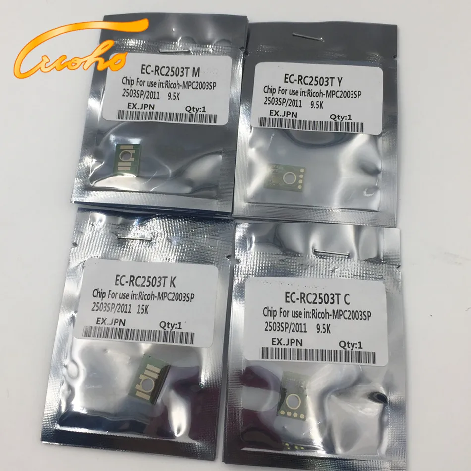 

4 pcs MPC2003 toner chip for Ricoh MP C2003 C2503 C2011 C2003SP C2503SP C2011SP Toner cartridge chip MPC2003sp mpc2503sp chip