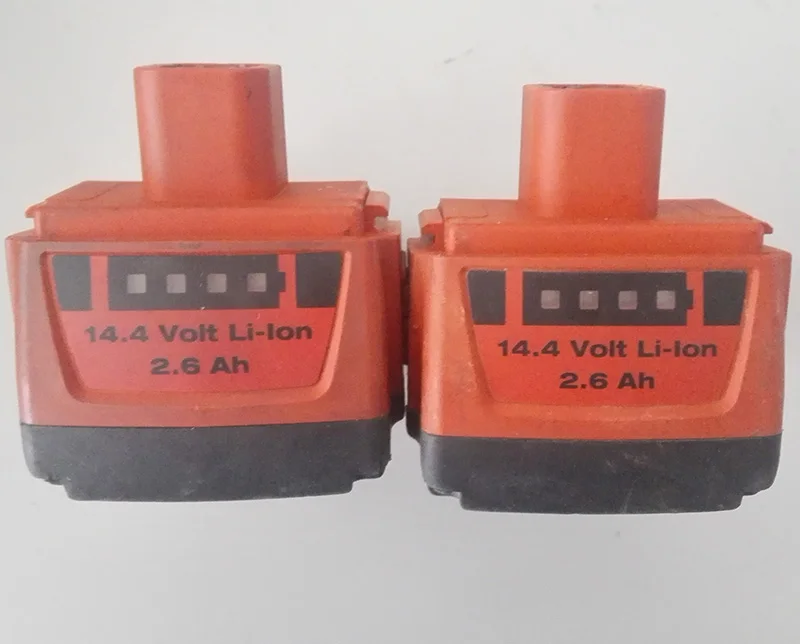 2 шт. Hilti B144 КПК 14 4 вольт B14 2.6Ah литий-ионная литий-ионный Батарея б/у | Электроника