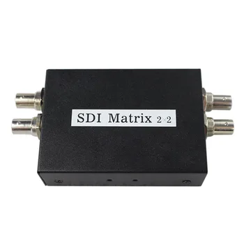 

2x2 SDI Matrix Switcher ,Switch 2 way 3G-SDI Sources to two Output With Power Adapter