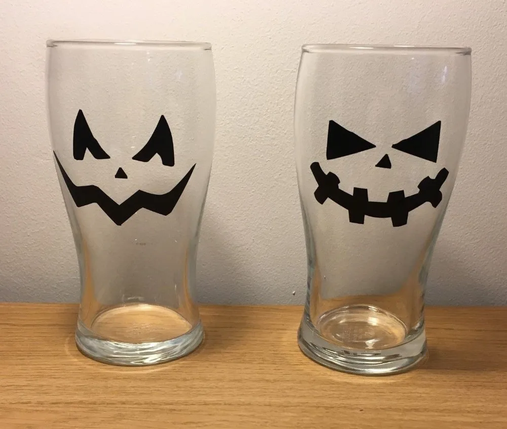 

Halloween Party Spooky Cup Wine Glass Bottle Wall Decoration Window Stickers