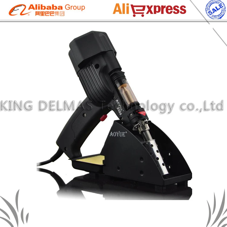 AOYUE Handheld Desoldering Gun Electric Vacuum Desoldering Dual barrel pump Portable desoldering tool