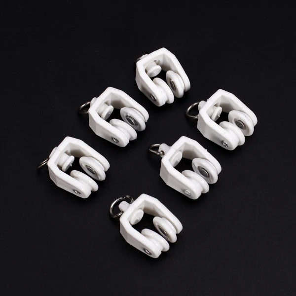 MagiDeal 10 pcs Plastic Track Runner Track Track With Eyelet Plastic Curtain Runner Curtain Track Decorative Accessories