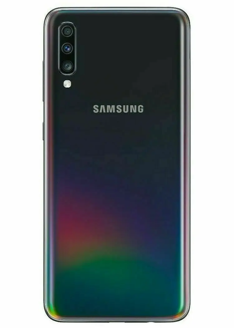 Samsung Galaxy A70 A7050, две sim-карты, 6 ГБ ОЗУ, 128 Гб ПЗУ, мобильный телефон, четыре ядра, 6,7 дюйма, 4 камеры Snapdragon 675, NFC, 4500 мАч