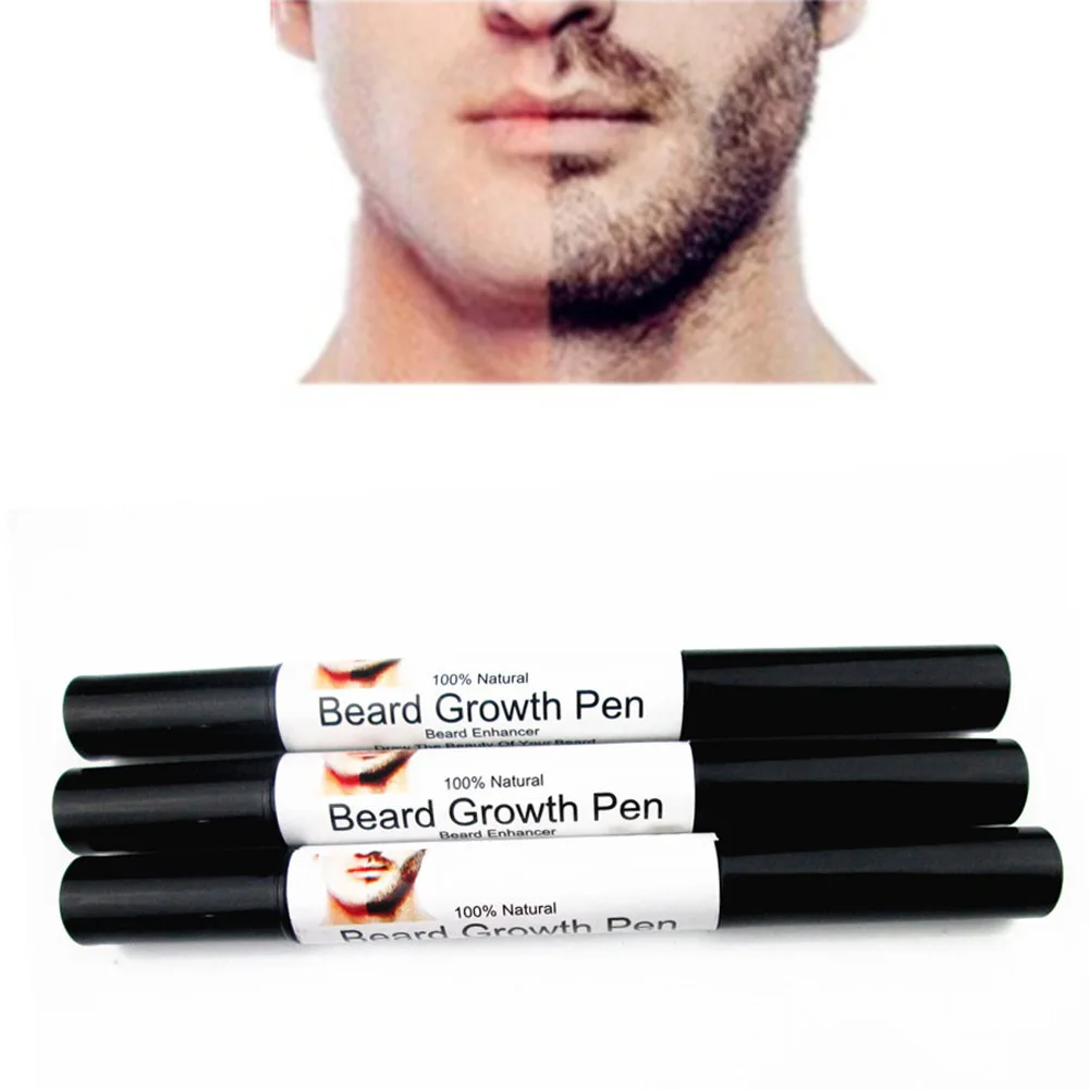 natural beard growth pen Men Liquid Beard Growth Pen Fast Enhance Facial Whiskersin Styling