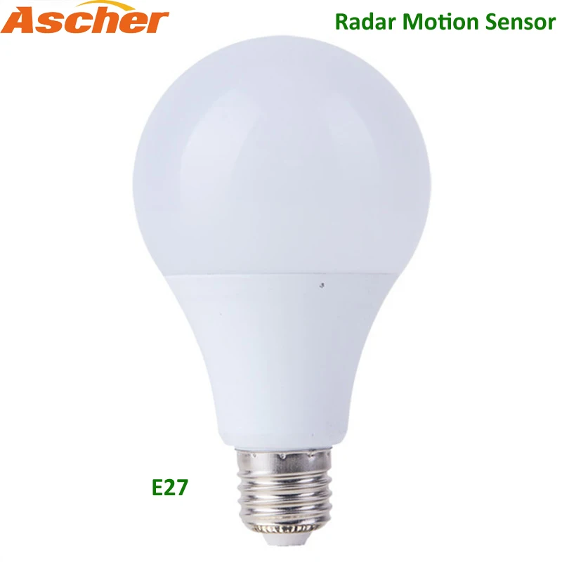 

LED PIR Motion Sensor Lamp 7w 12w E27 Bulb Auto Smart Led PIR Infrared Body Sound Voice Induction Light For Door Stair lighting
