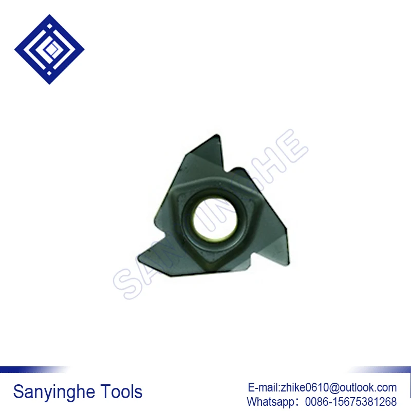 free shipping high quality 10pcs/lots sanyinghe 19BSPT 11NR / 16NR 16ER cnc carbide threading inserts | Инструменты