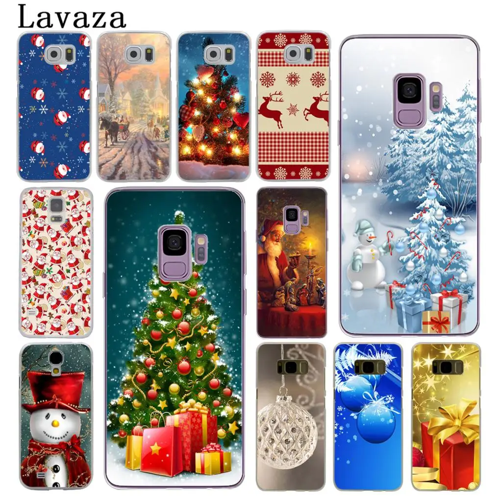 

Merry Christmas Snow Reindeers Santa Tree New Year Hard Case for Samsung Galaxy S3 S4 S5 & Mini S6 S7 Edge S6 S8 Edge Plus