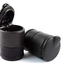 Прочная переносная пепельница для автомобиля, домашняя рама, набор, черная тележка для путешествий, пепельница для сигарет