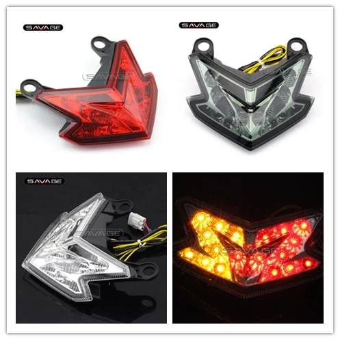 For KAWASAKI NINJA ZX6R Z800 2013 2016 Motorcycle Integrated LED Tail Light Turn signal Blinker font