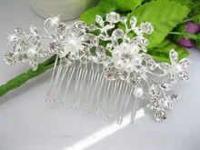 Swarovski Crystal Hair Slides Bridal
