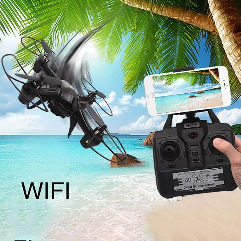 

Mini Drone Headless DM003 Drone 2.4G 4CH 6-Axis Mini RC Gyro Quadcopter with 0.3MP WIFI Camera RC helicopter RC toy
