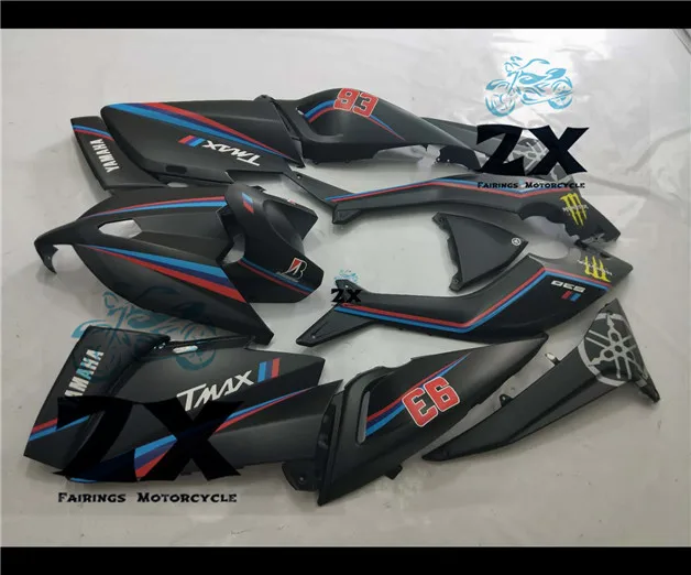 

Complete Fairings For YamahTMAX 530 12 13 14 T-Max ABS Plastic Kit Injection Motorcycle Fairing Flat Kit tmax530 matte