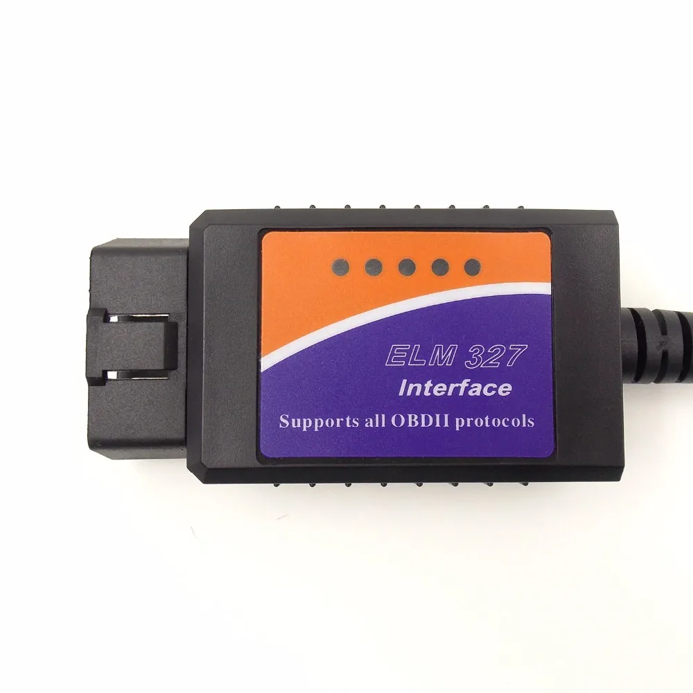 Автомобильный диагностический интерфейс сканер OBD2 ELM327 V1.5 USB сканер автомобильный детектор диагностический инструмент