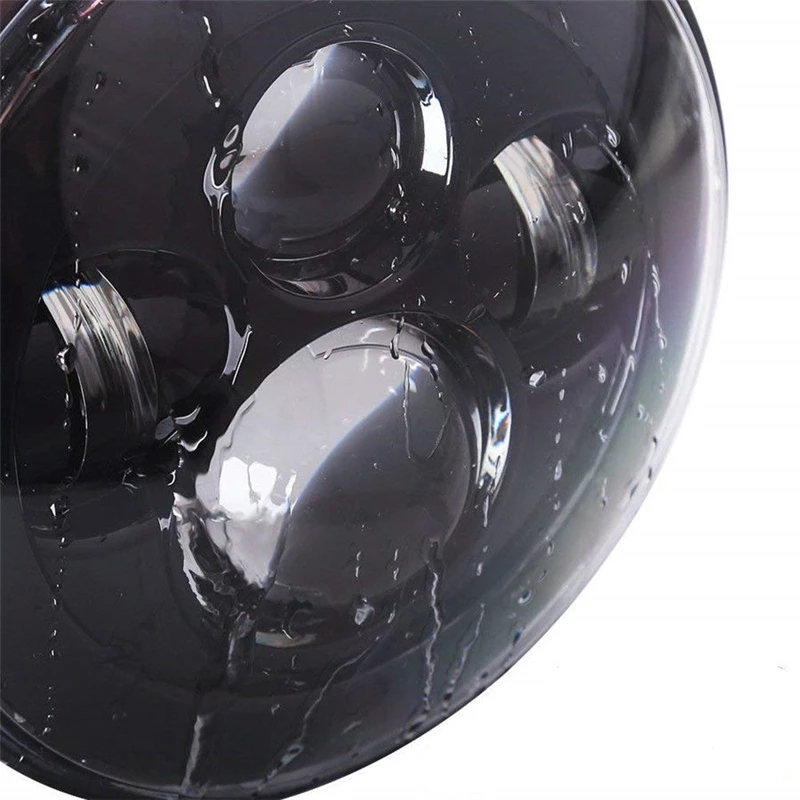 WZJOO 7 inch Светодиодная лампа подходит для Jeep Wrangler 40 Вт светодиодный фары с 4''inch 30