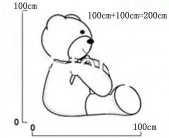 200 см/2 M/78 дюймов огромный плюшевый медведь мягкая игрушка животные для детей детские плюшевые игрушки куклы в натуральную величину для детского плюшевый мишка, мягкая игрушка игрушки для девочек