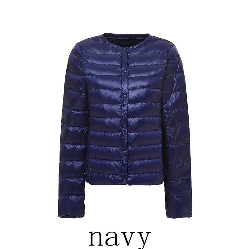 Goedkoop NewBang Merk vrouwen Donsjack Ultra Licht Donsjack Vrouwen Kraag minder Jas Veer Lichtgewicht Draagbare Dunne Slanke jassen