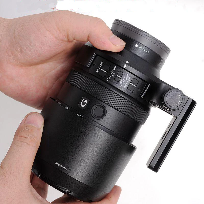 iShoot Lens Collar Foot with Quick Release Plate for Sony FE 70-300mm F4.5-5.6G OSS Tripod Mount Ring Arca Swiss RRS Compatible